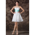 Grace Karin A linha Princesa Sweetheart Tulle White Vestidos de Cocktail de renda curta CL6211